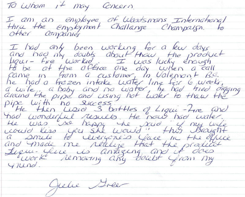 LiquiFire Pipe Thaw How to thaw a frozen water pipes drains